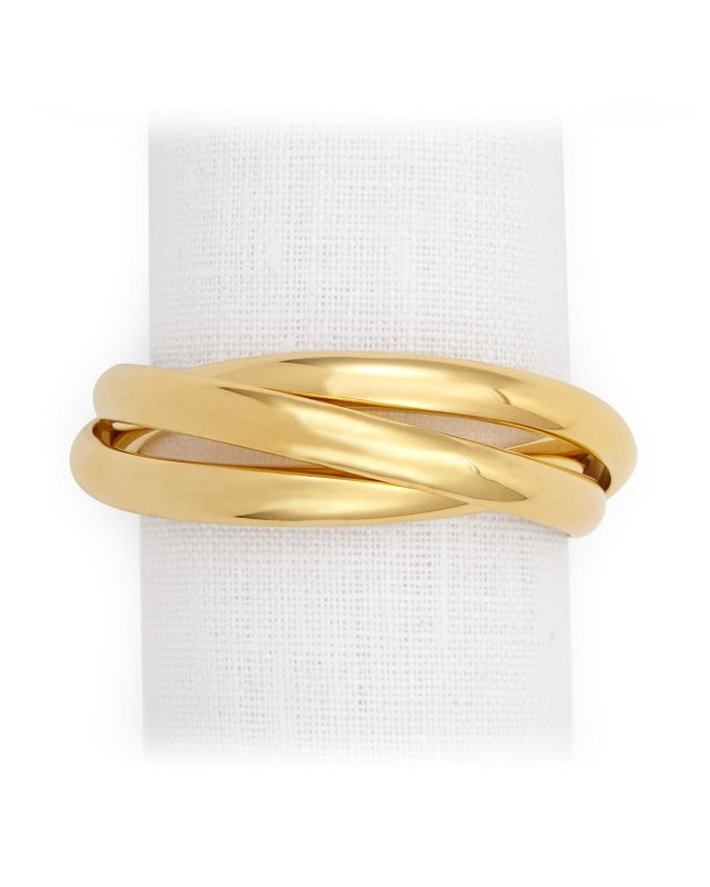 Gold 3-Ring Napkin Holder